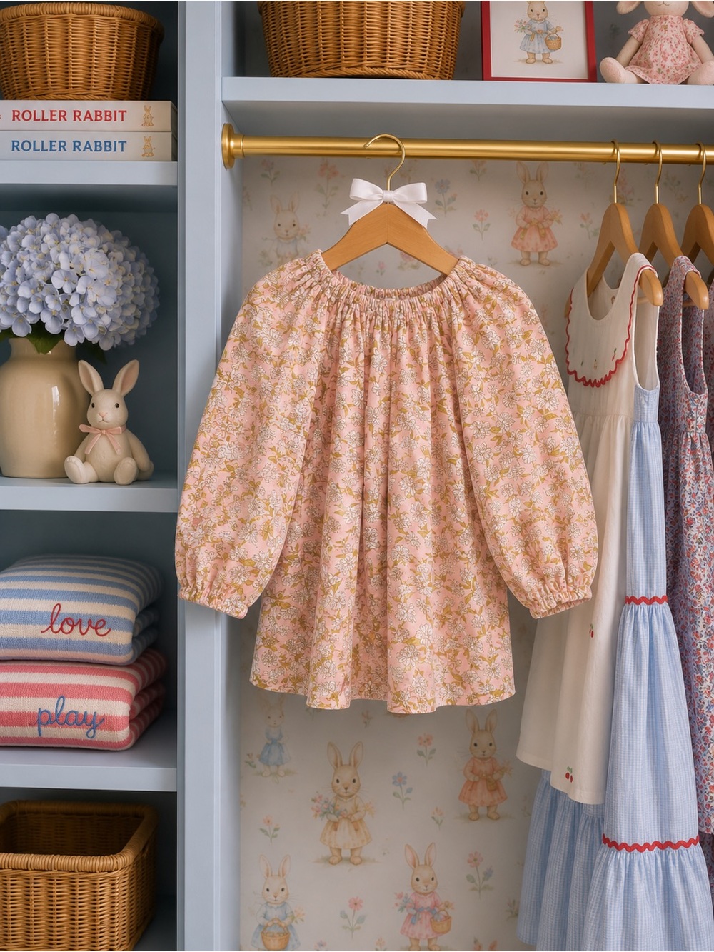 Milkbarn Like New Balloon Blouse 18 mos
